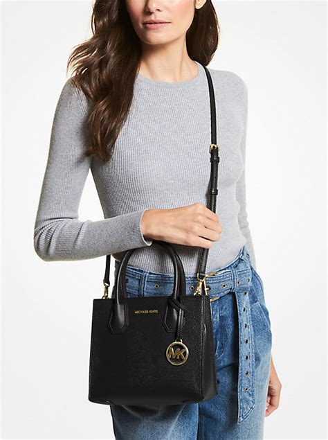 michael kors mercer crossbody bag poshmark|Mercer Medium Pebbled Leather Crossbody Bag.